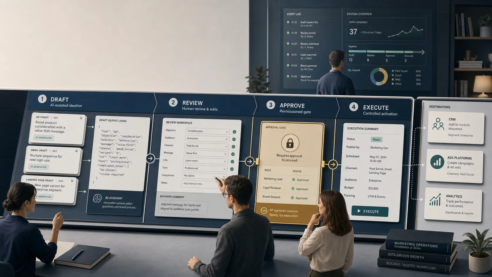 Agentic Marketing Ops for Small Teams: A Safe Workflow Pattern That Won’t Spam Your CRM