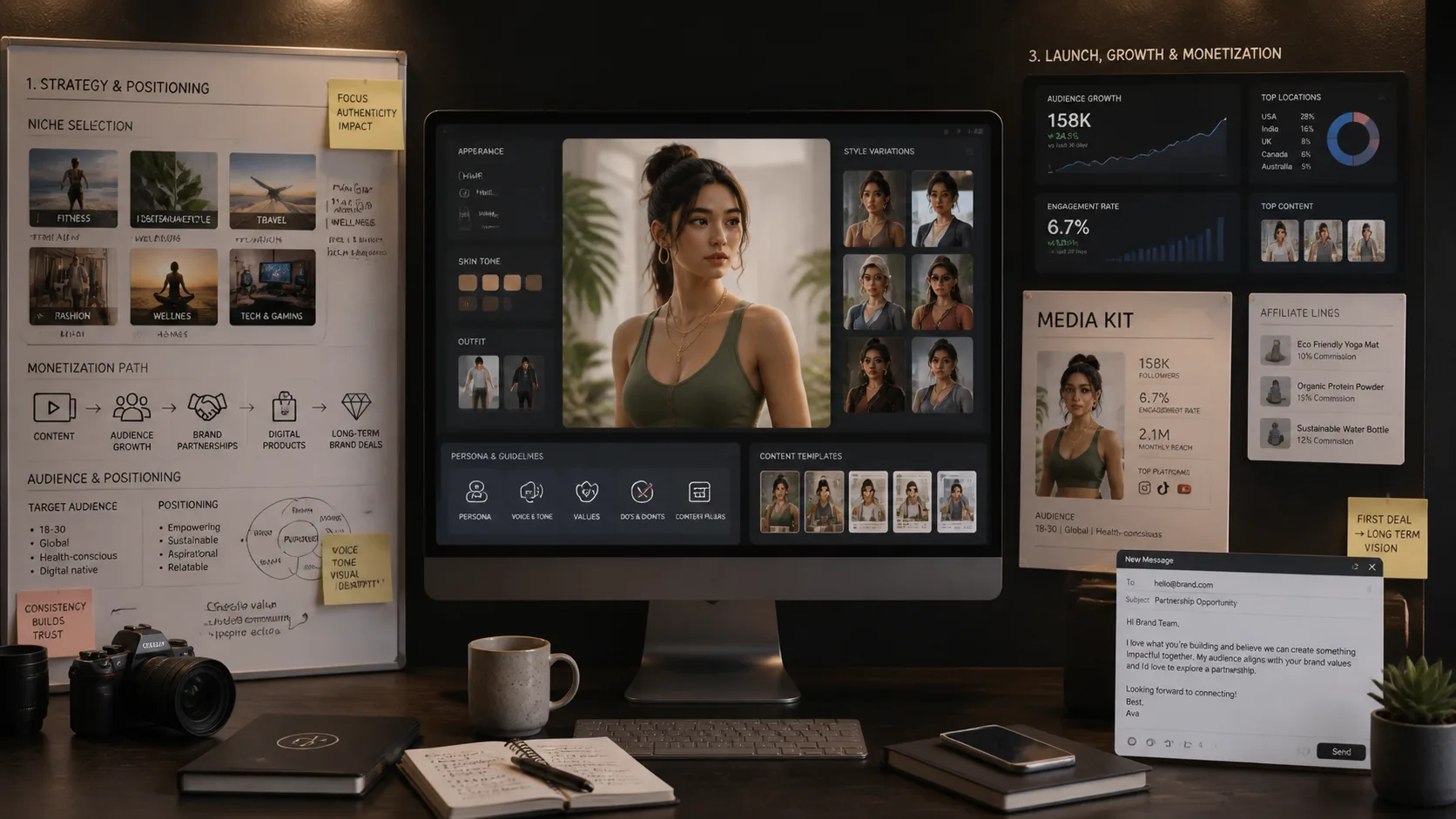 AI-Powered Virtual Influencer: 30-Day Blueprint to First Brand Deal