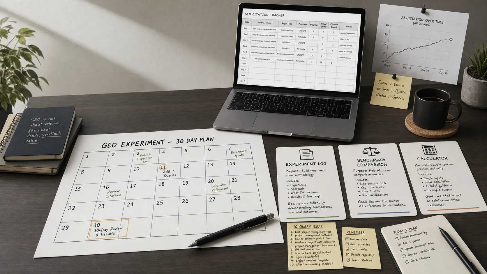 GEO for Small Business: A 30-Day Experiment Plan to Earn AI Citations