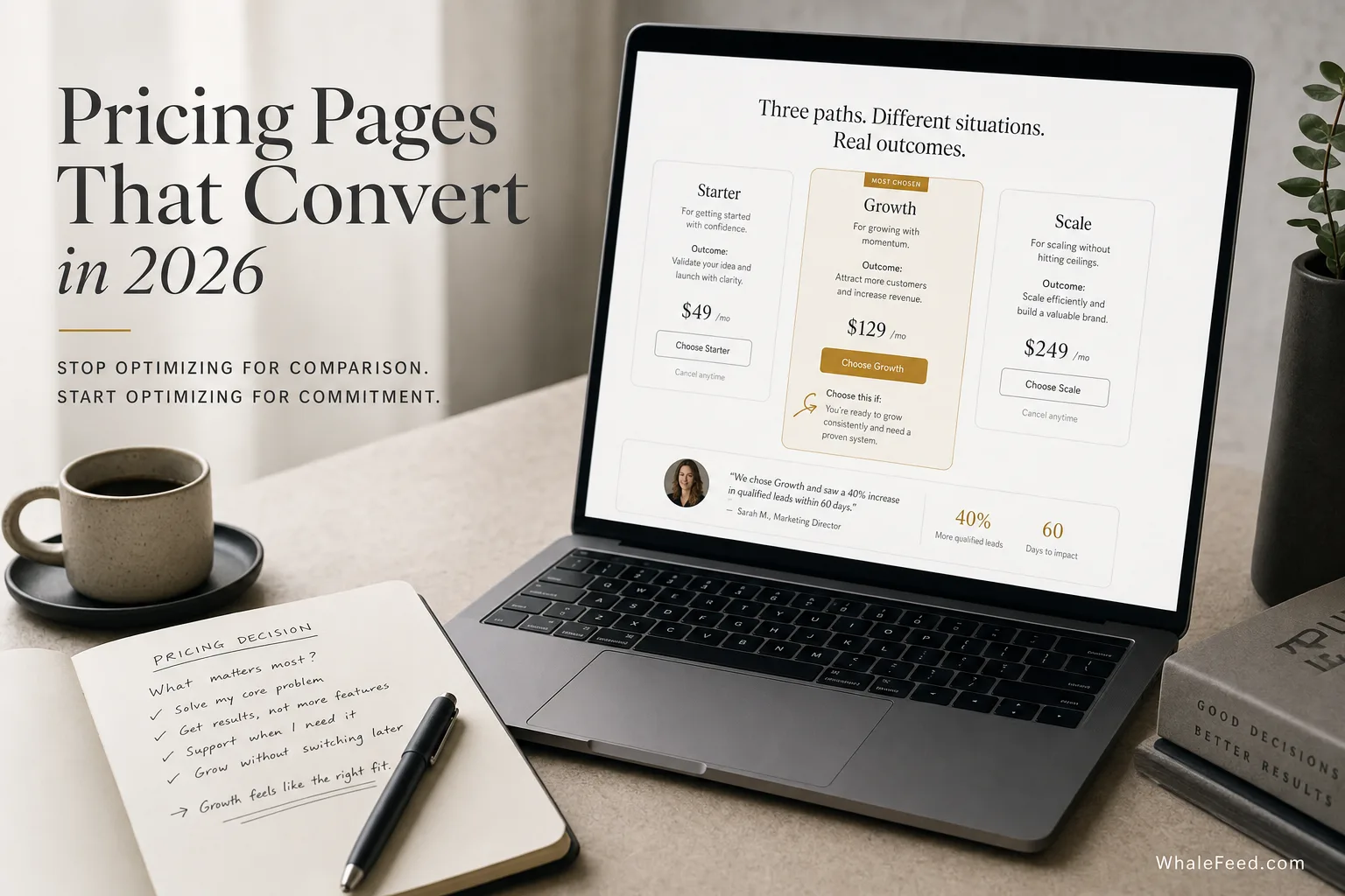 Pricing Pages That Convert in 2026: What to Show, Hide, and Clarify for SaaS, Courses, and Services