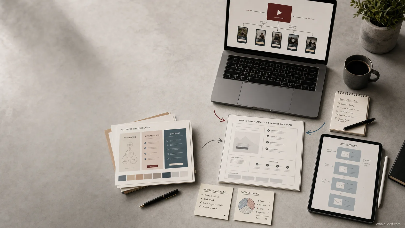 Traffic Diversification Without Chaos: A 90-Day YouTube, Pinterest & Newsletter Plan