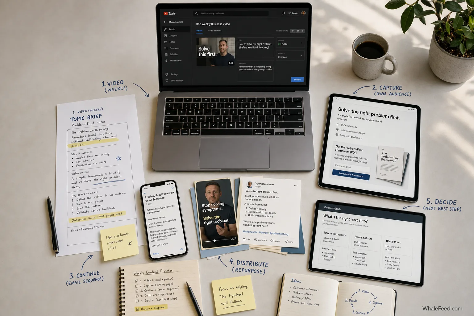 YouTube-to-Email Flywheel in 2026: Turn 1 Video a Week Into Compounding Leads
